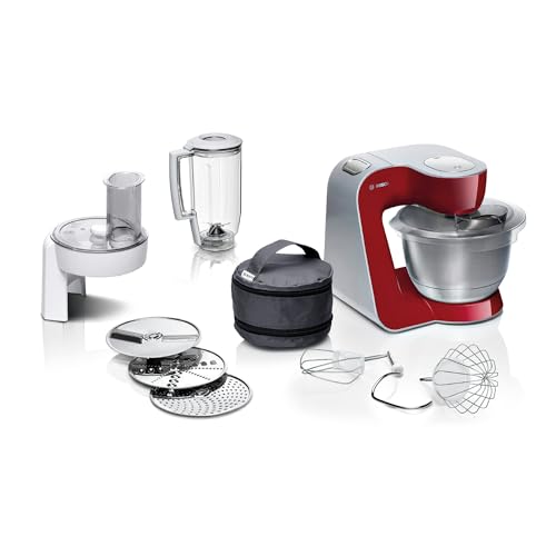 Bosch MUM58720 CreationLine Küchenmaschine 1000 W, 3,9 L, rot