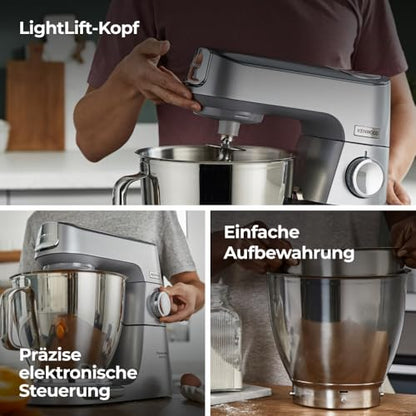 Kenwood Titanium Chef Baker XL KVL85.224SI, 7 L, mit Waage