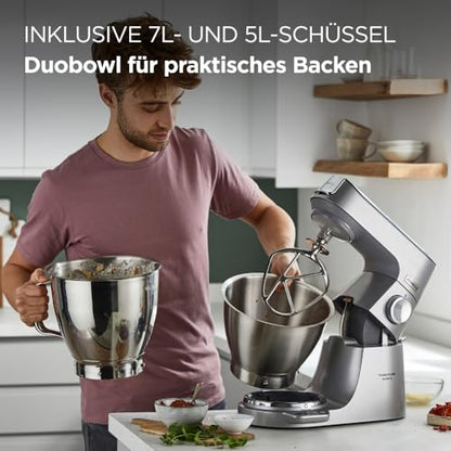 Kenwood Titanium Chef Baker XL KVL85.224SI, 7 L, mit Waage